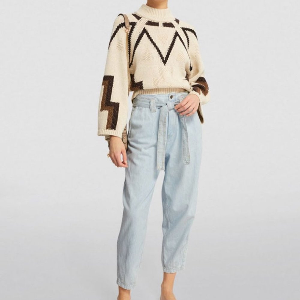 Polo Ralph Lauren Belted Tapered Jeans - Picture 4 of 13